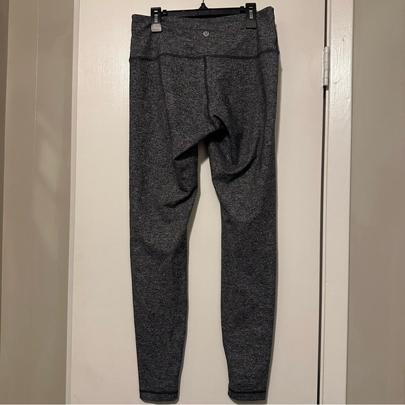 Lululemon Wunder Under Hi-Rise Tight 28 Heathered Black size 10 - Picture 4 of 10